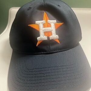 47 Brand Black Cap with Orange Logo